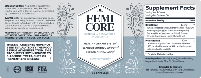 femicore label